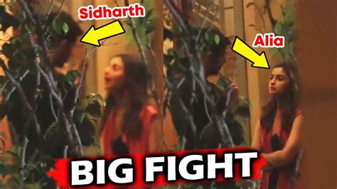 Alia Bhatt And Sidharth Malhotra Fighting With Each Other Old Video Goes Viral Youtube
