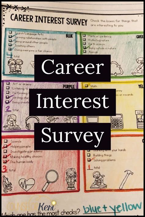 Career Interest Inventory Classroom Guidance Lesson Career Exploration