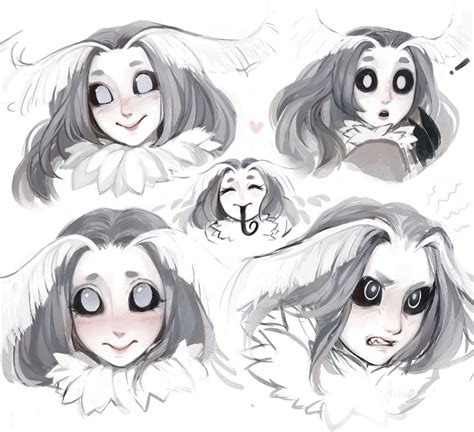 Moth Girl Fantasy Character Design Creature Concept Art Cute Art