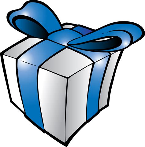 Clipart Cadeau Bleu Png Png Mart