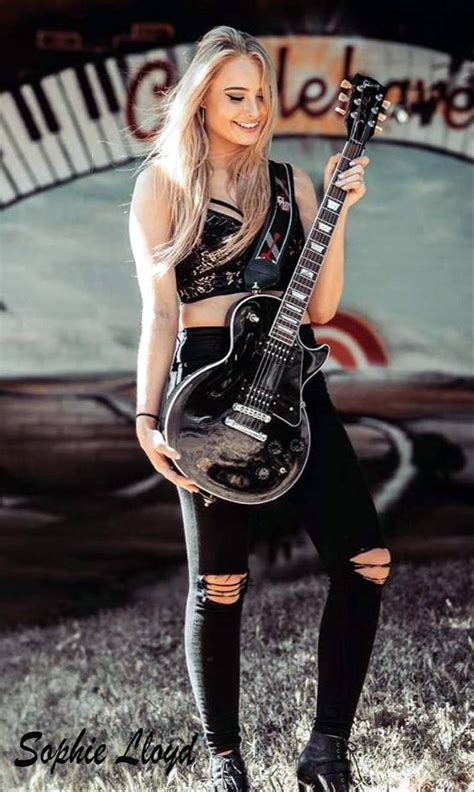 Sophie Lloyd Heavy Metal Girl Guitar Girl Rocker Girl