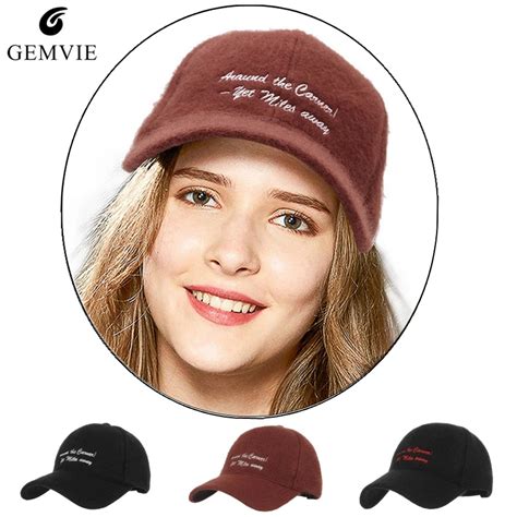 Women Girls Baseball Cap Casual Hats Words Embroidery Baseball Hat