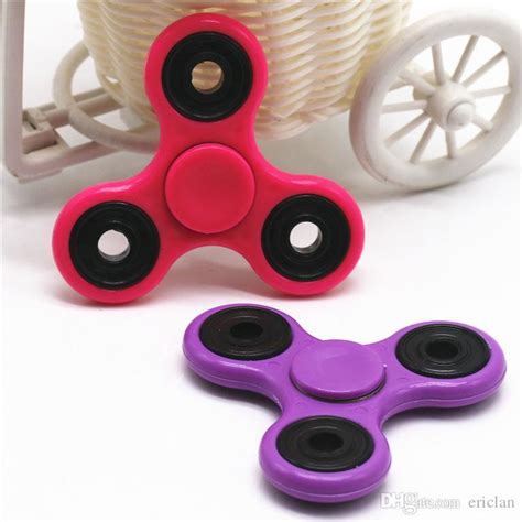 Tri Spinner Fidget Toy Plastic Edc Hand Spinner For Anti Autism And