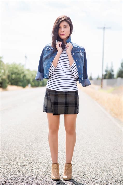 What To Wear With Your Stylish Plaid Skirt