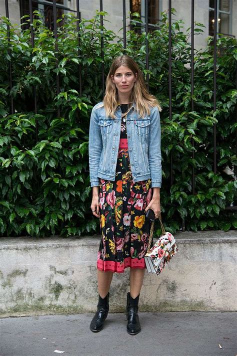 Spring Fashion How To Wear A Denim Jacket And Skirt