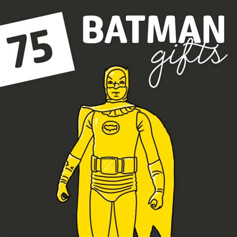 Thousands of customers shop our site daily to find the perfect cufflinks, men's gifts and accessories from around the world. 75 Batman Gifts for Fans of All Ages | Dodo Burd