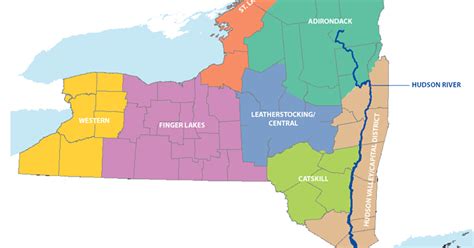 Drab Map Of Upstate New York Free Vector