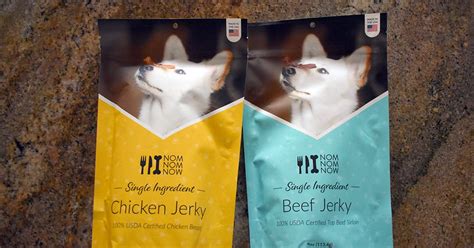 Hours, address, woof station reviews: NomNomNow Dog Jerky Treat Review - Woof Whiskers