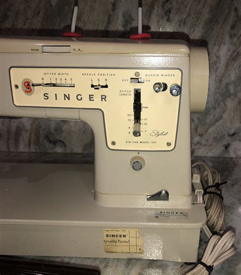 Vintage Singer Sewing Machine Zig Zag Model Stylist Excellent Condition Rare Ebay