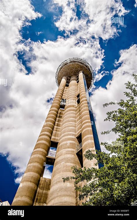 Scenes Around Reunion Tower Dallas Texas Stock Photo Alamy