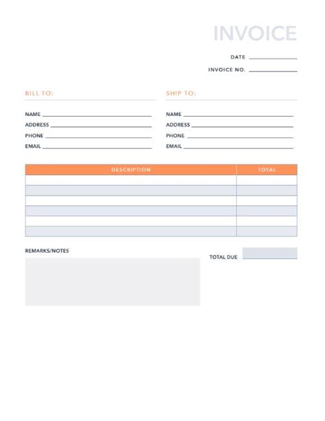 13 Free Invoices And Receipts Templates And Examples Hubspot