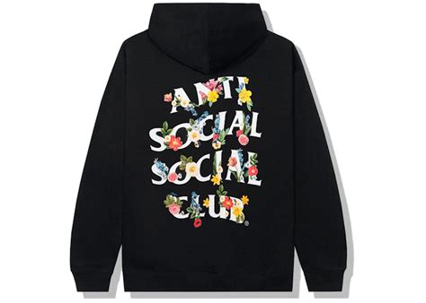 Anti Social Social Club Cancelled Hoodie Black Pink X Wishupon