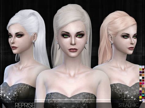 The Sims Resource Stealthic Reprise Female Hair