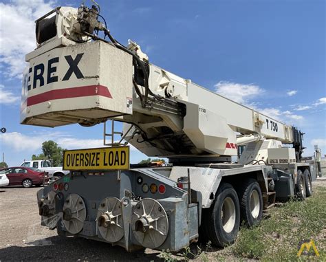 1999 Terex T 750 75 Ton Hydraulic Truck Crane Craneslist Id 482 For