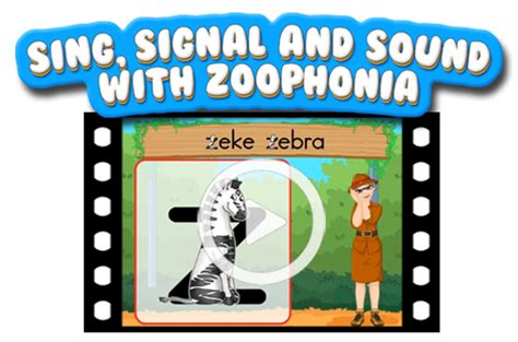 Sing Signal And Sound With Zoophonia Streaming Zoo Phonics