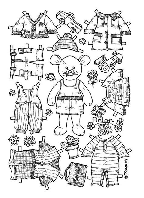 Maybe you would like to learn more about one of these? Bears paper dolls 5 / Bears / Kids printables coloring ...