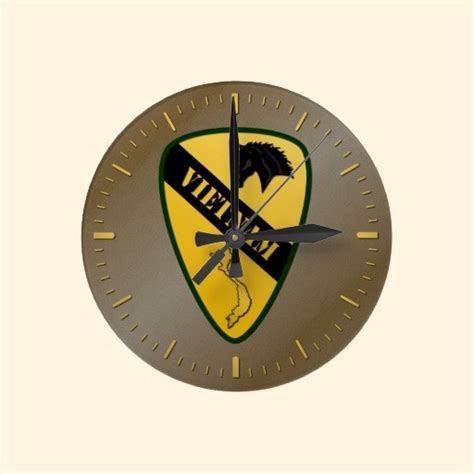 1st Cavalry Division Vietnam Round Clock