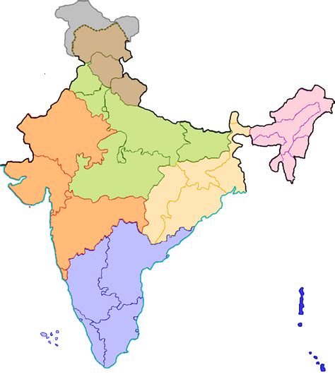 India Map Colour