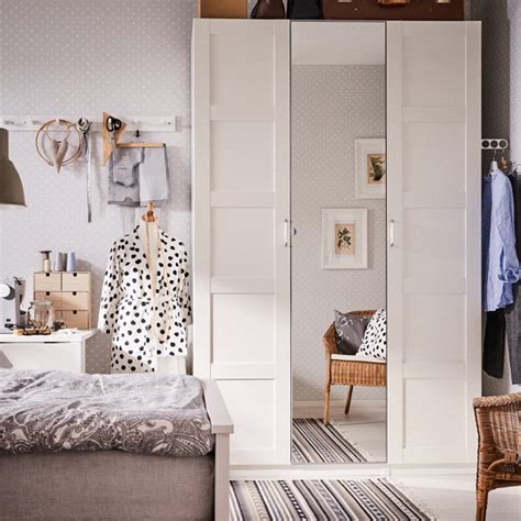 To make you'll need a pax wardrobe, one brimnes dresser, and a single billy bookcase. Bedroom Storage Solutions - IKEA