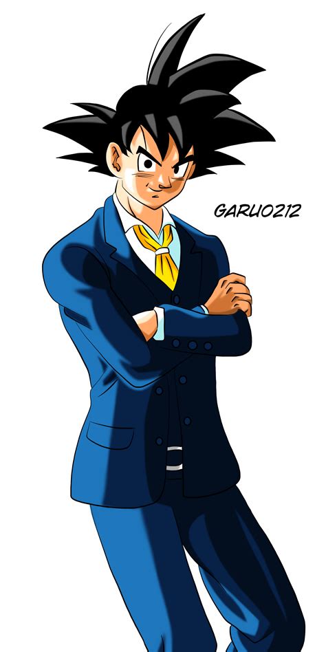 Son Goku Traje Formal By Garu0212 On Deviantart