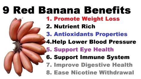 9 Benefits Of Red Banana Youtube