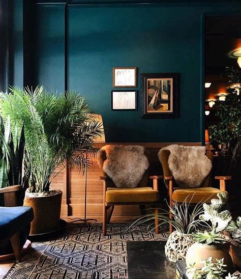 Apart from being in the 2020 color trends, people love teal for its soothing quality from the blue shade and healing from the green shade. dark teal living room decor | House Decor Interior
