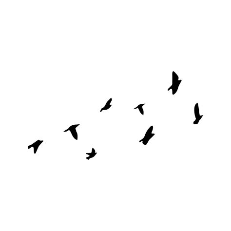 Gambar Ilustrasi Vektor Burung Terbang Vektor Burung Siluet Burung