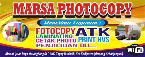 Desain Spanduk Fotocopy Cdr Gambar Contoh Banners Images