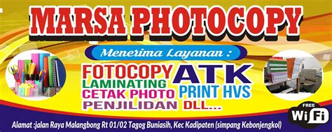 Desain Spanduk Fotocopy Cdr Kumpulan Contoh Spanduk Images And Photos