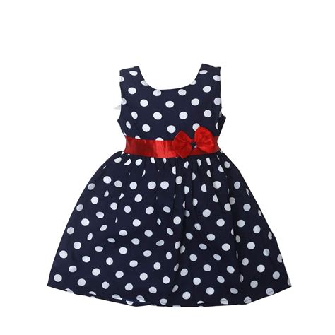 Buy Beautiful Polka Dot Dress For Baby Girl At