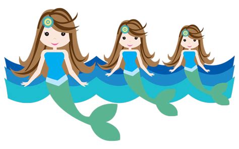 Three Mermaids Clipart Clip Art Library