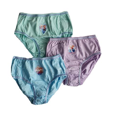 Girls Brief Panties Disney Frozen Girls 3 Pk Sv