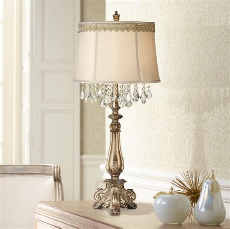 Shop allmodern for modern and contemporary table lamps to match your style and budget. Dubois Console Table Lamp With Scallop Lace Trim in 2020 ...