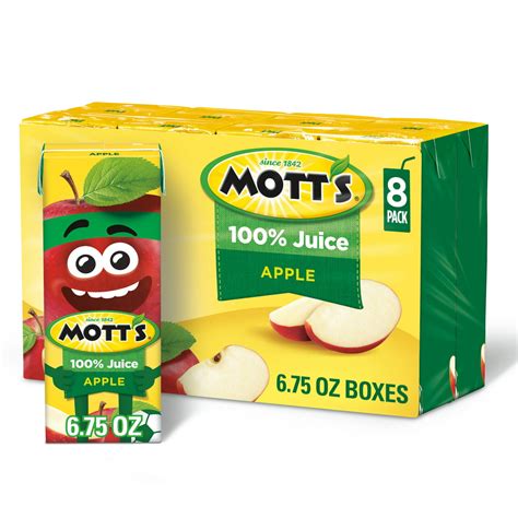 Motts Apple 100 Juice 8 Count