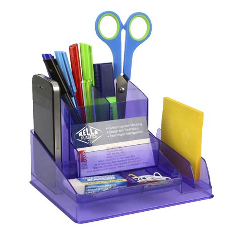 Desk Organizer Purple Office Supplies Amazon Work Table