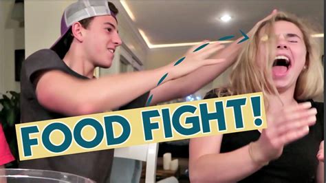 siblings food fight youtube