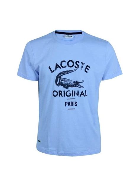 Lacoste Oversized Logo Tshirt In Mineral Navy Northern Threads