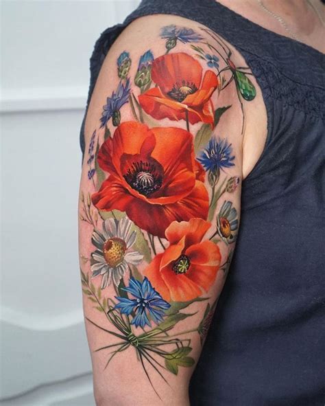 Poppies 🥀🥀🥀2 Sessions Back To Backpoppiestattoo татумаки