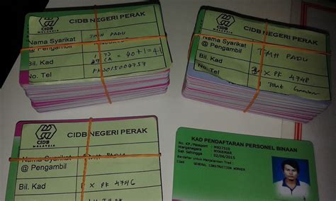 Kad hijau cidb juga dikenali sebagai kad personel binaan. Pakar Memproses Kad Hijau CIDB : Membuat Kad Personnel ...