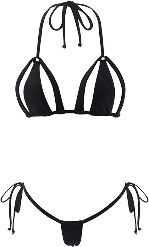 sherrylo black micro bikini caged top g string thong swimsuit customes my xxx hot girl