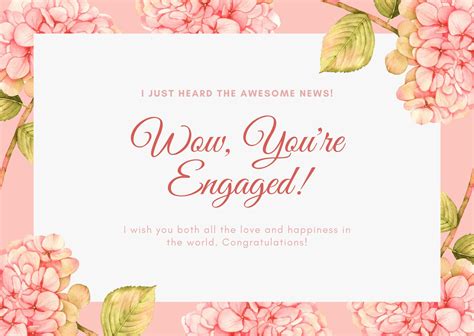 Customize 28 Engagement Cards Templates Online Canva