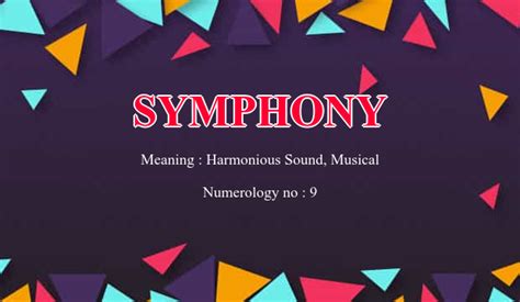 Symphony Name Meaning