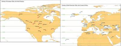 Interactive Equivalent Latitude Map Chris Polis