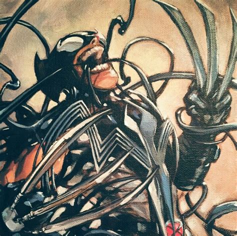 Symbiote Takes Over Wolverine Clayton Crain Venom Art Ig Pics