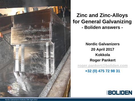 Pdf Zinc And Zinc Alloys For General Galvanizing Dokumentips