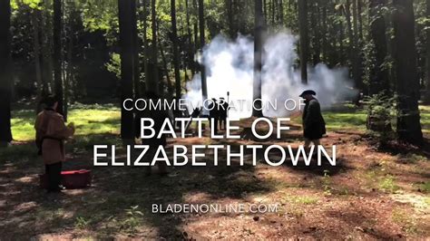 Battle of Elizabethtown Commemoration - YouTube