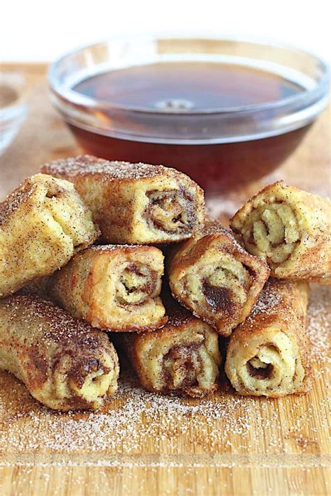 French Toast Roll Ups The Bakermama