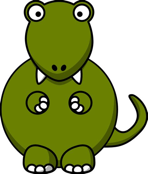 Onlinelabels Clip Art Cartoon Tyrannosaurus Rex