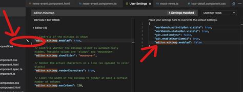 Visual Studio Code How To Disable Or Hide Scrollbar Minimap Stack