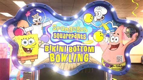 Playing The Extremely Rare Spongebob Bikini Bottom Bowling Arcade Game At Chuck E Cheese Youtube